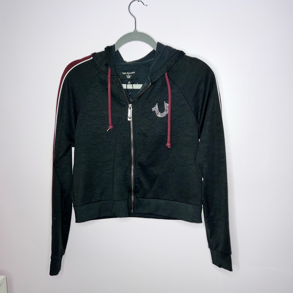 True Religion Y2K Rhinestone Track Jacket